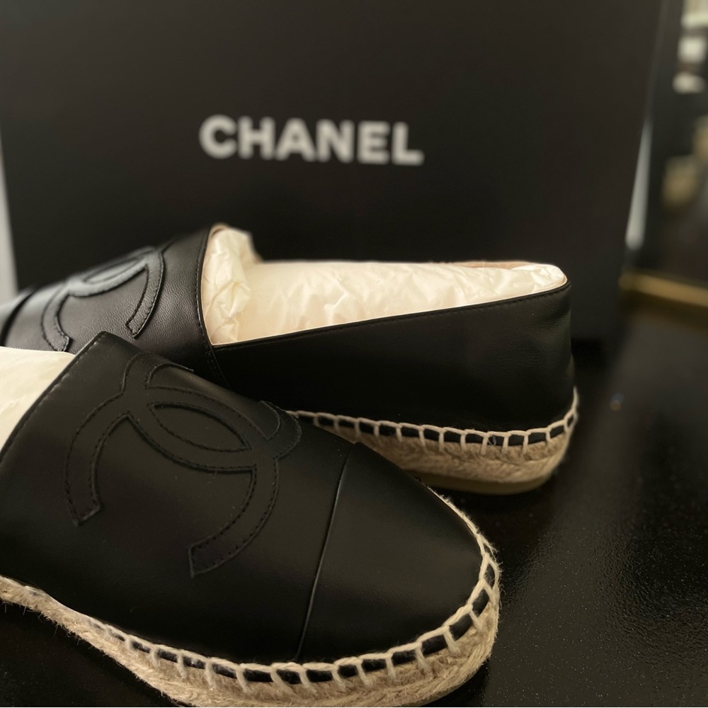 Chanel Lamb Skin Espadrille women